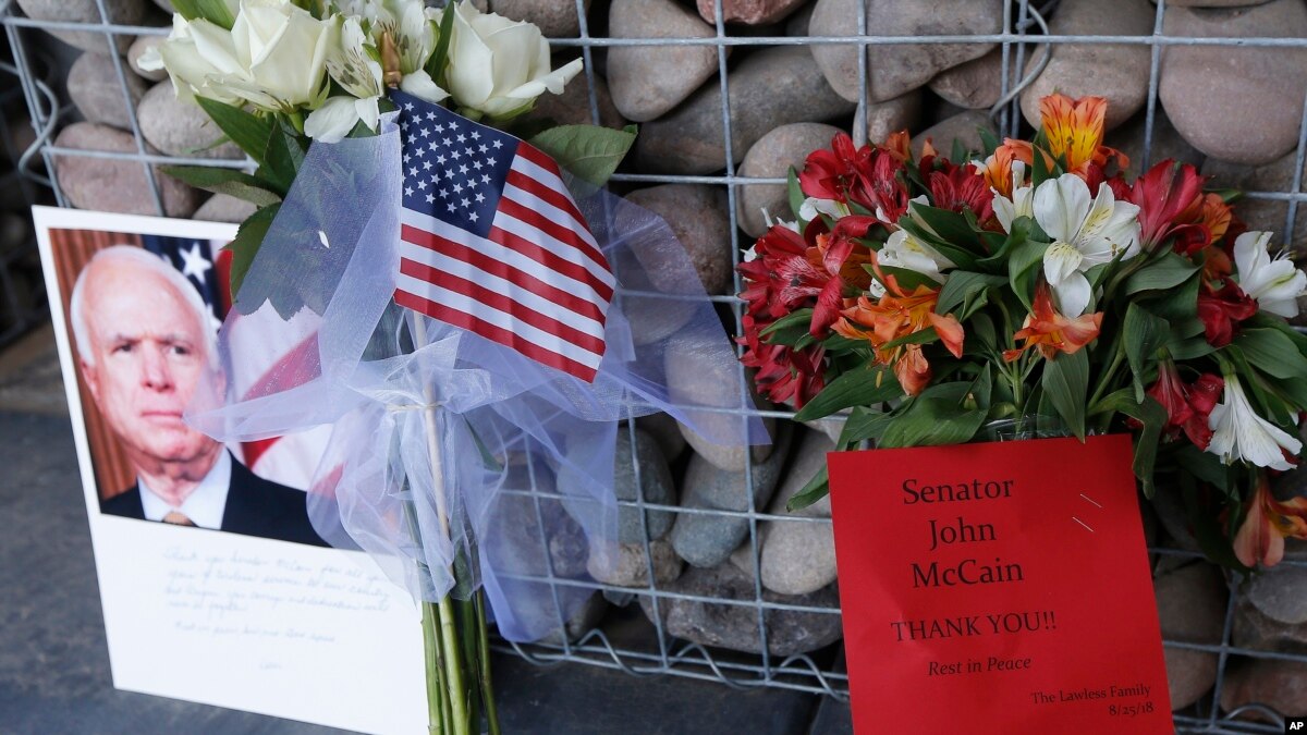 McCain será honrado en Phoenix, Washington y Annapolis