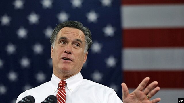 Republican presidential candidate Mitt Romney speaks at a campaign stop at Meadow Event Park, in Richmond, Virginia, Nov. 1, 2012.