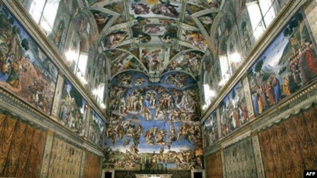 The Sistine Chapel at the Vatican
