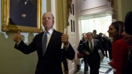 Cîgirê serokî Joe Biden roleke berçav hebû di razîkirina endamên Komarî û Demokrat û pejirandina plana diravî. 