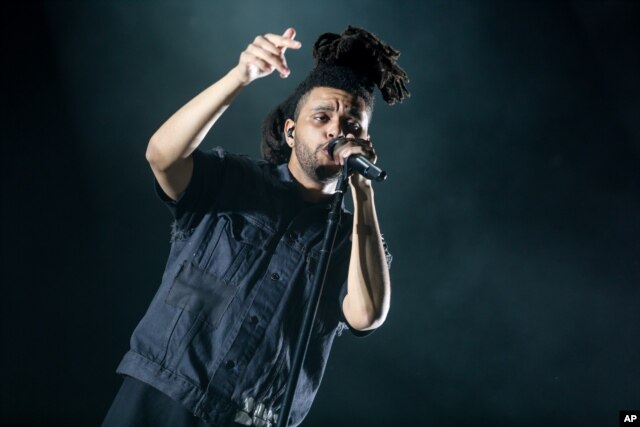 The Weeknd performs at the 2015 Coachella Music and Arts Festival on April 18, 2015, in Indio, Calif.
