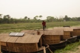 Filmmaker Glenn Baker envisions entire communities that will one day have to float as they adapt to climate change.