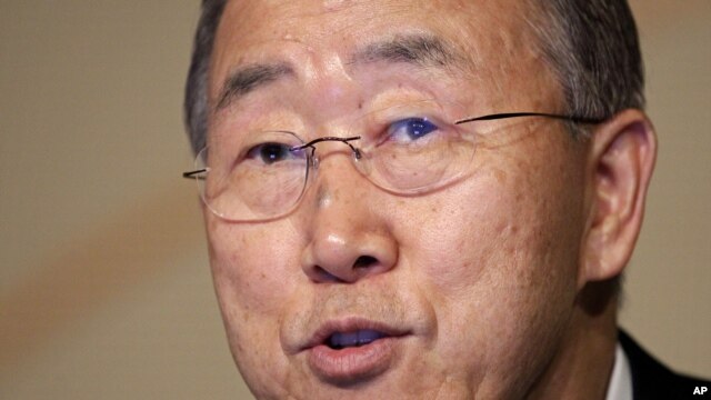 United Nations Secretary-General Ban Ki-Moon (File)