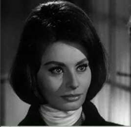 Sophia Loren in the movie, “Five Miles to Midnight,” in 1962.