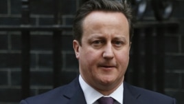 Britain's Prime Minister David Cameron leaves Number 10 Downing Street to attend Prime Minister's Questions at parliament in London January 16, 2013.
