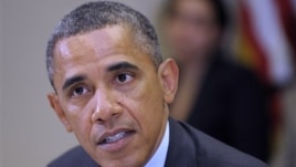 President Barack Obama makes a statement on efforts on drought  Aug. 7, 2012