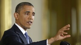 President Barack Obama answers a question during a news conference in the East Room of the White House in Washington, Nov. 14, 2012.