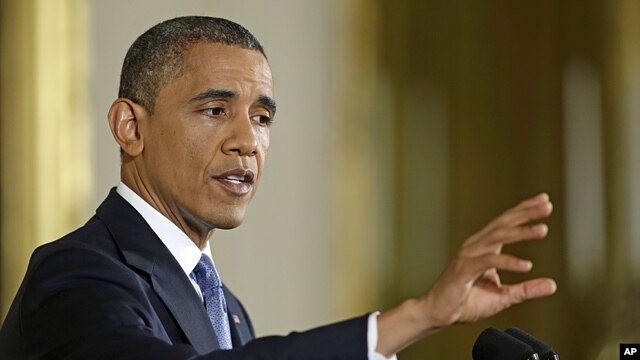 President Barack Obama answers a question during a news conference in the East Room of the White House in Washington, Nov. 14, 2012.