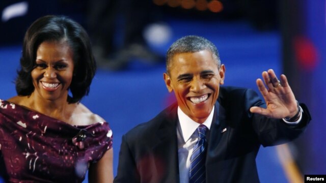 Predsednik Barak Obama i prva dama Amerike Mišel Obama 