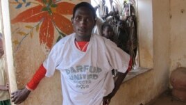 Mubarag Abdelah Ahmed hopes to shine at his position on the right wing during the Viva World Cup. Photo - courtesy of i-Act charity.