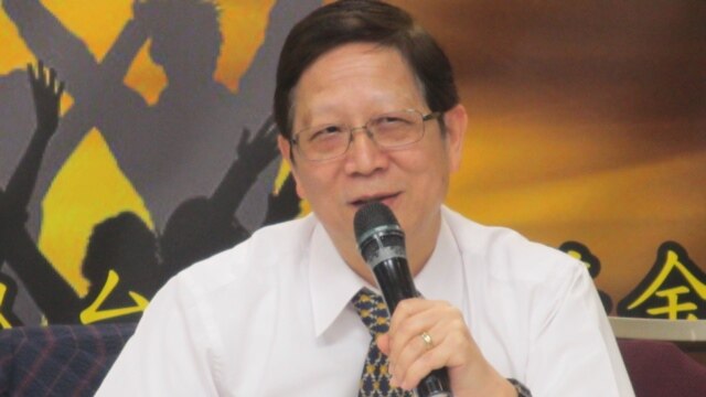 世新大學新聞傳播學院院長彭懷恩(美國之音張永泰拍攝)
