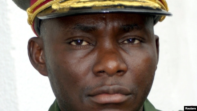 General Gabriel Amisi, the new regional commander of the Congo's 8th military region  in eastern Democratic Republic of Congo poses at his base in Goma December 19, 2004. 