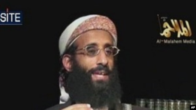 Still image from video, courtesy of the SITE, a for-profit private group tracking suspected terrorists, shows Anwar al-Awlaki from the Al-Qaeda in the Arabian Peninsula (AQAP), 22 May 2010