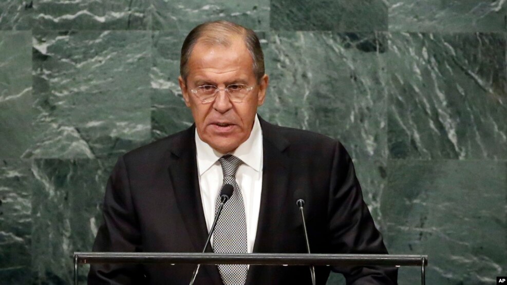 Bộ trưởng Ngoại giao Nga Sergey Lavrov.