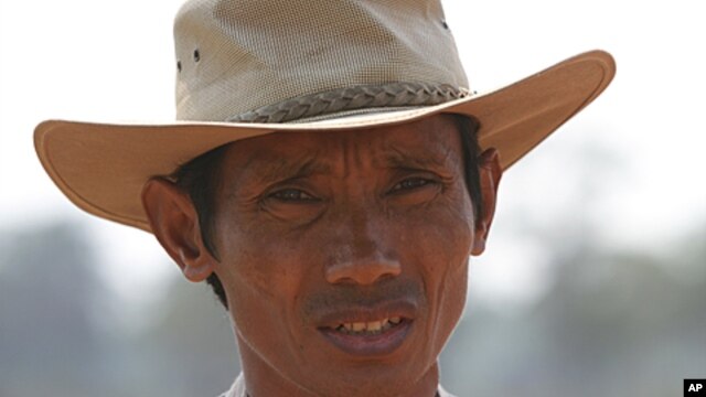 Chut Wutty, a prominent Cambodian anti-logging activist who helped expose a secretive state sell-off of national parks was fatally shot on April 25, 2012 in a remote southwestern province, FILE February 21, 2012.