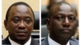 An April 2011 Combination picture shows Kenya's Uhuru Kenyatta, who was finance minister, and William Ruto, former Higher Education Minister at the International Criminal Court (ICC) in The Hague.