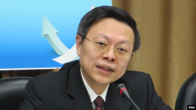 台湾陆委会主委 王郁琦(美国之音张永泰拍摄)