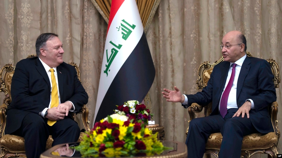 Pompeo hace escala en Irak en medio de gira por Medio Oriente
