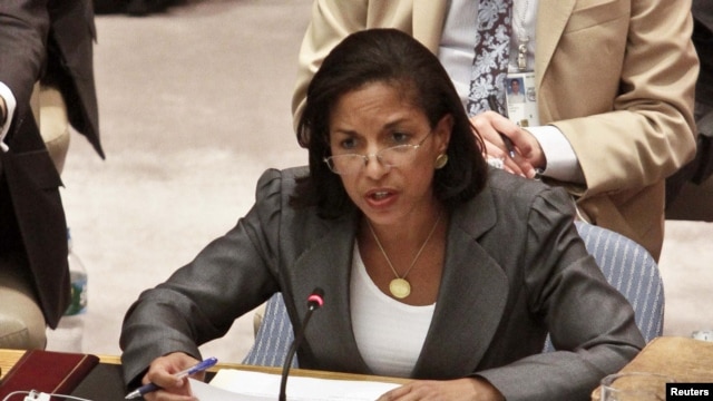 Ambassadeur wa Amerika Mw'Ishirahamwe Mpuzamakungu, O-N-U, Susan Rice