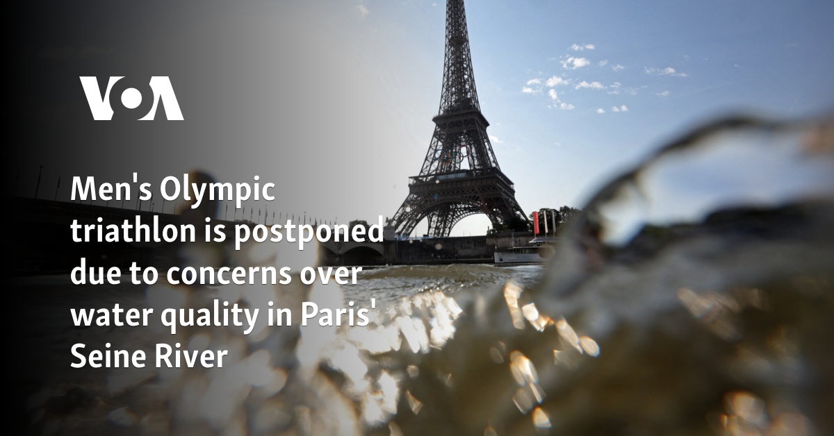 Men S Olympic Triathlon Is Postponed Due To Concerns Over Water Quality