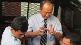 Mam Sonando, 72, has been in prison for more than six months, on charges he helped foment a secessionist movement in Kratie province last year.     