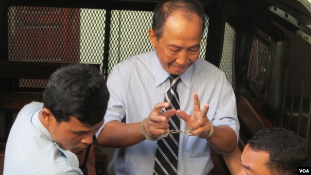 Mam Sonando, 72, has been in prison for more than six months, on charges he helped foment a secessionist movement in Kratie province last year.     