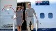FILE - Britain's Prince William and his wife Catherine, the Duchess of Cambridge, arrive at Ayers Rock Airport in Yulara, central Australia, April 22, 2014. 