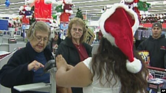 Shoppers in a U.S. store