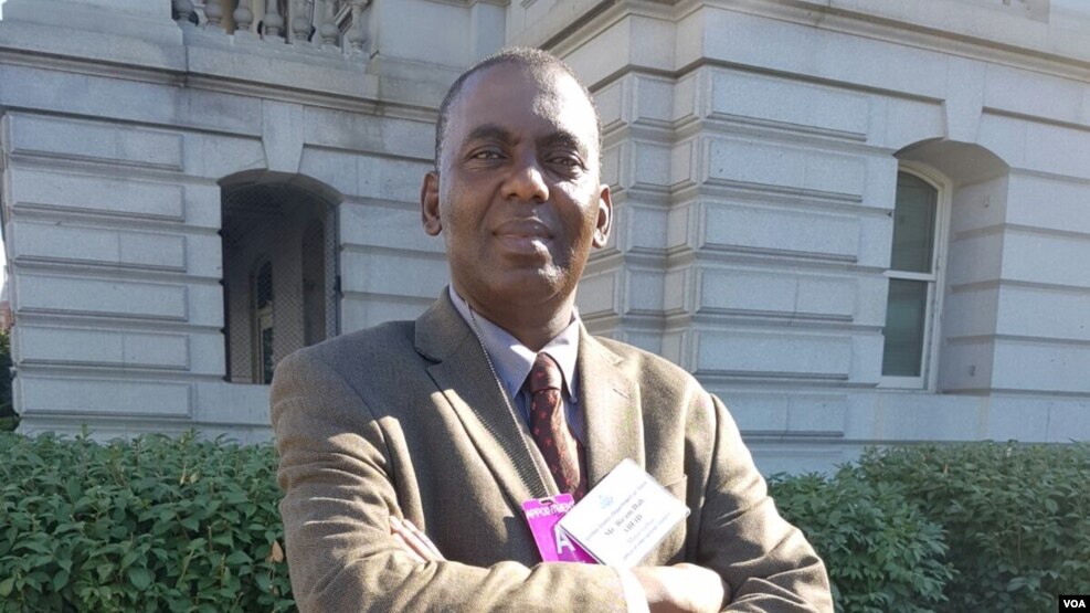 Biram Dah Abeid, Président d'IRA-Mauritanie, à Washington, le 30 juin 2016.