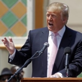 Donald Trump during a speech (File Photo)