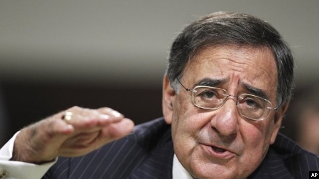 Defense Secretary nominee, CIA Director Leon Panetta, testifies on Capitol Hill in Washington, before the Senate Armed Service Committee hearing on his nomination, June 9, 2011