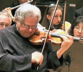 Israeli-born musician Itzhak Perlman