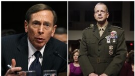 Giám đốc CIA David Petraeus và Tư lệnh Tư lệnh quân đội Mỹ tại Afghanistan, Tướng John Allen