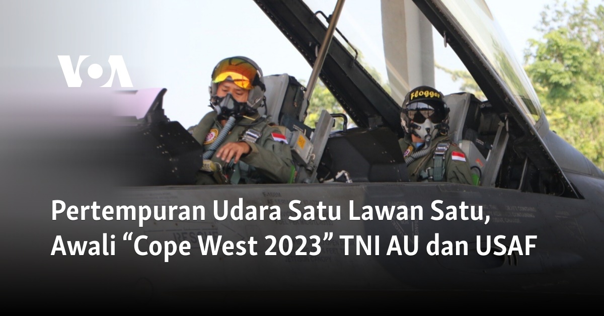 Pertempuran Udara Satu Lawan Satu Awali Cope West Tni Au Dan Usaf