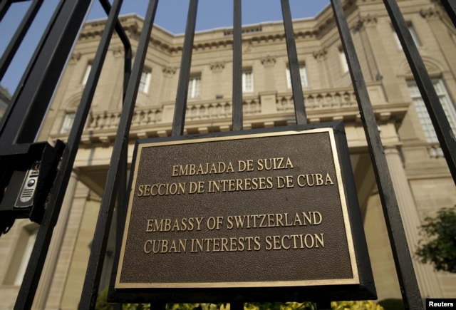 The Cuban Interests Section is seen in Washington, July 1, 2015