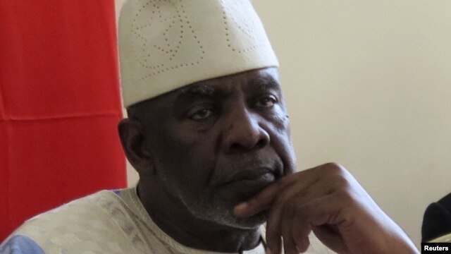 Mali's Prime Minister Cheick Modibo Diarra attends a meeting with political figures from northern Mali, in Bamako, August 10, 2012. 