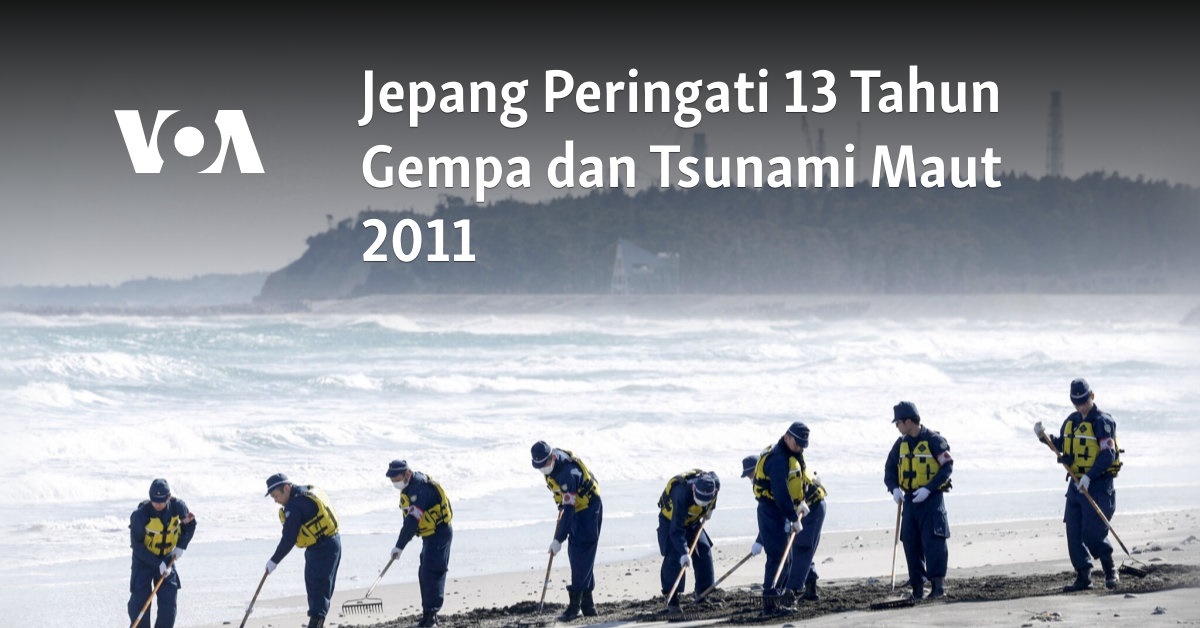 Jepang Peringati 13 Tahun Gempa Dan Tsunami Maut 2011