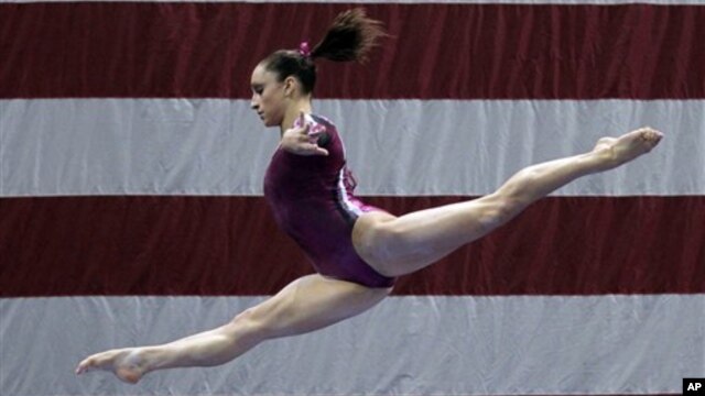 A los 10 años, Wieber ya competía en eventos olímpicos para jóvenes a nivel nacional e internacional.