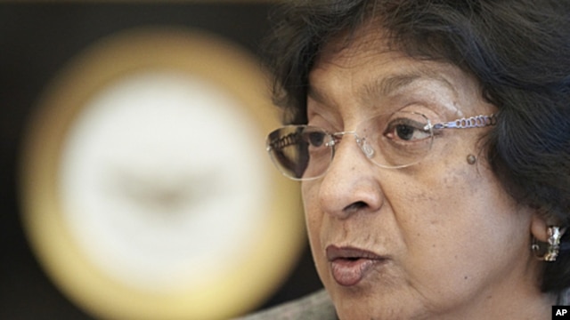 United Nations High Commissioner for Human Rights Navi Pillay (file photo)