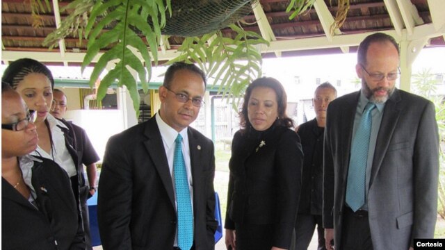 Entre los cancilleres que dialogaron con el funcionario, estaban los de países como Brasil, Trinidad y Tobago, Grenada y Guyana, entre otros. [Foto: OEA]