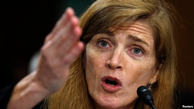 Samantha Power fue consejera en la Casa Blanca y profesora de la Universidad Harvard. 