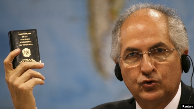Antonio Ledezma es el autor de la iniciativa,, pero tiene respaldo en todos los grupos de oposición a Chávez. 