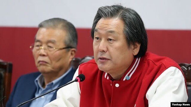 지난달 9일 18대 대선을 열흘 앞두고 선거대책 관련 기자회견에서 모두발언하는 김무성 선대위 총괄본부장. (자료사진)