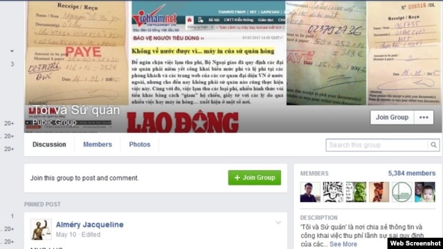 Trang Facebook Tôi và Sứ quán