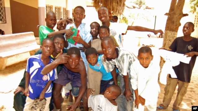 Children at Ginddi Center for children in difficulty in  Dakar
