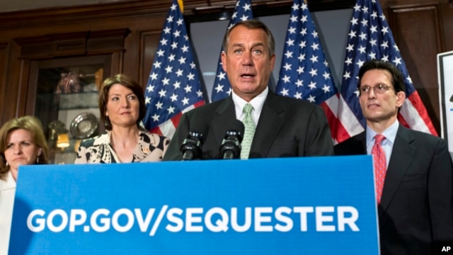El líder republicano de la Cámara de Representantes, John Boehner, culpa de no hacer nada al Senado controlado por los demócratas.