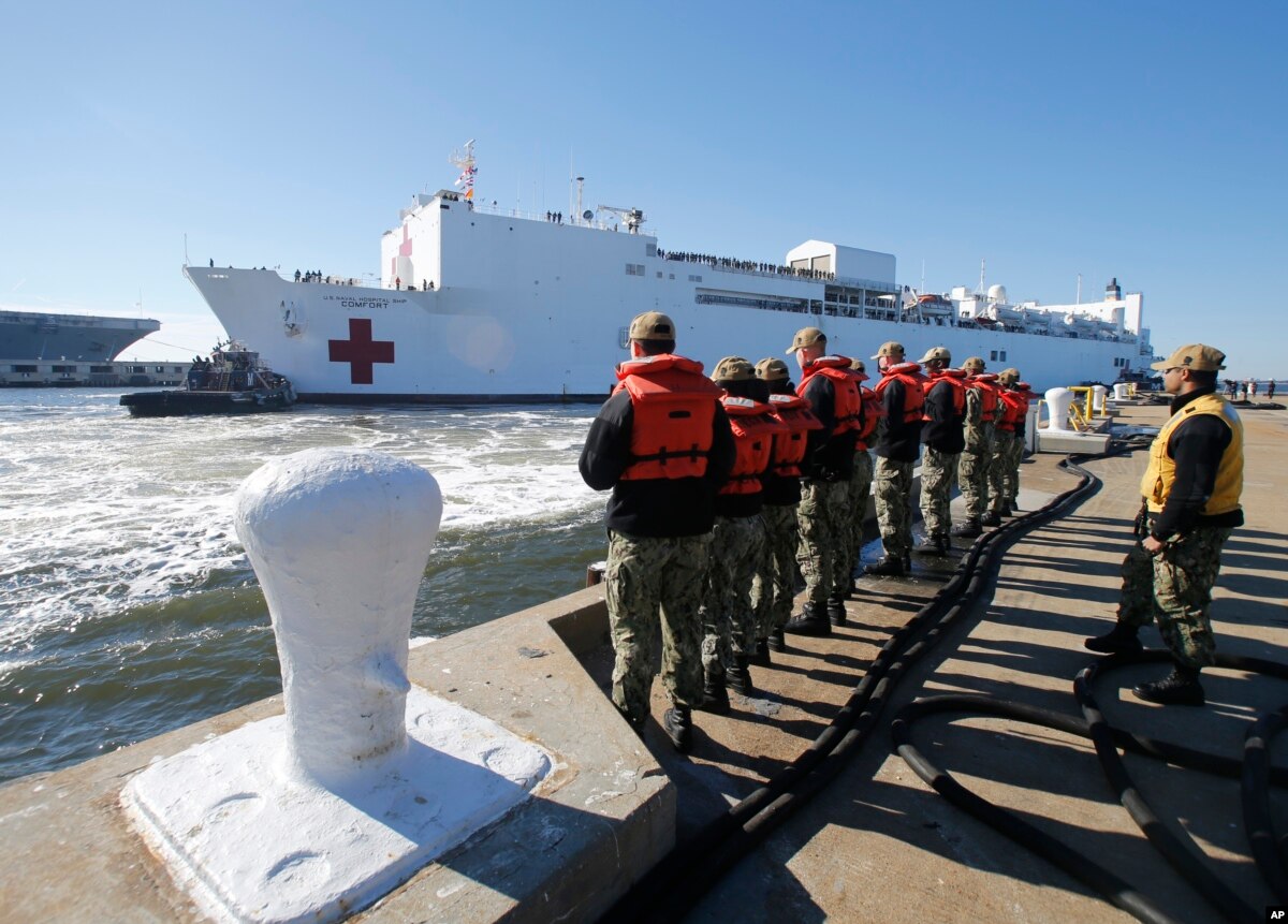 buque hospital asistirá a venezolanos en Latinoamérica