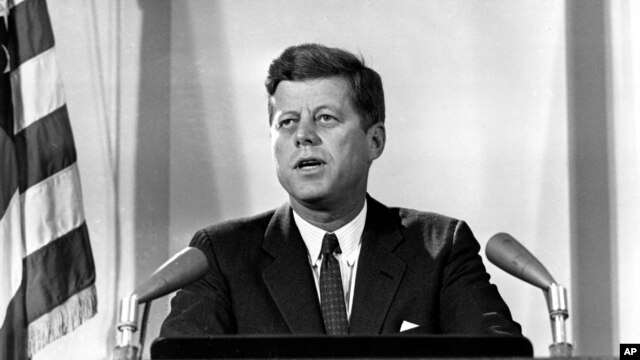 Tổng thống Mỹ John F. Kennedy.