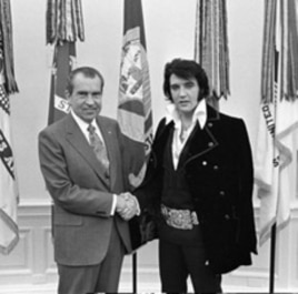 This photo, of Elvis meeting with President Nixon, is the most requested photo in the Library of Congress archives.