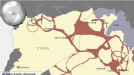 Islamic State areas of control, as of Sept. 10, 2014